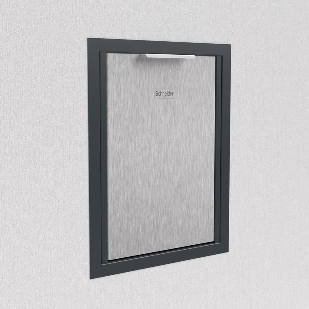 Anthrazit Briefkasten Unterputz B4 Small