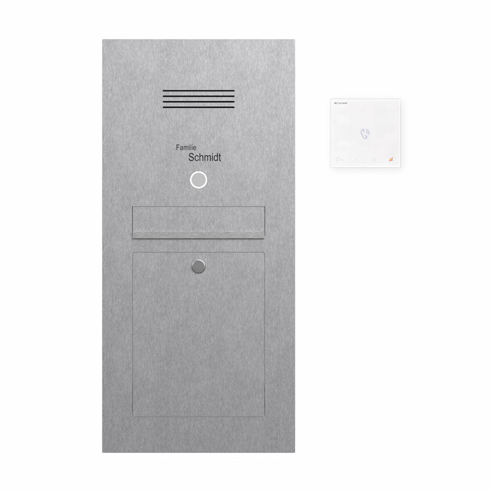 Briefkasten Türsprechanlage Edelstahl B2 Audio