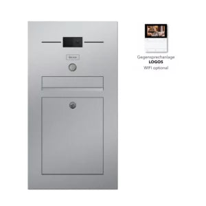 Briefkasten Videosprechanlage Edelstahl B2V-LC Ultra