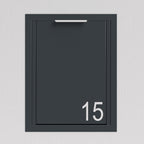Anthrazit Briefkasten Unterputz B4 Small