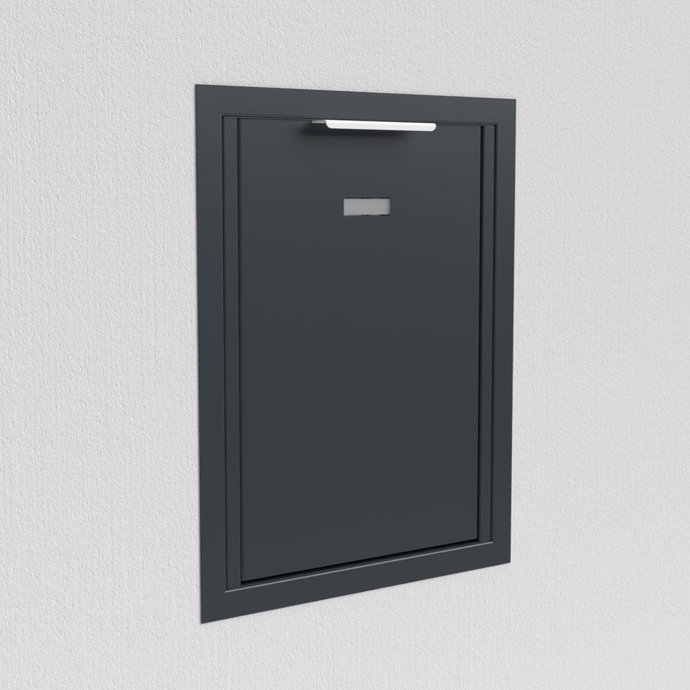 Anthrazit Briefkasten Unterputz B4 Small