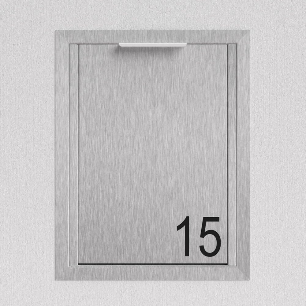 Briefkasten Unterputz Edelstahl B4 Small