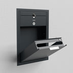 Briefkasten Unterputz Anthrazit B4 Big Video