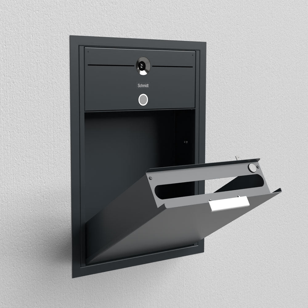 Briefkasten Unterputz Anthrazit B4 Big Video