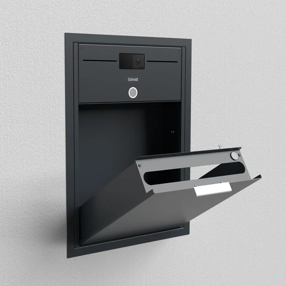 Briefkasten Unterputz Anthrazit B4 Big Video