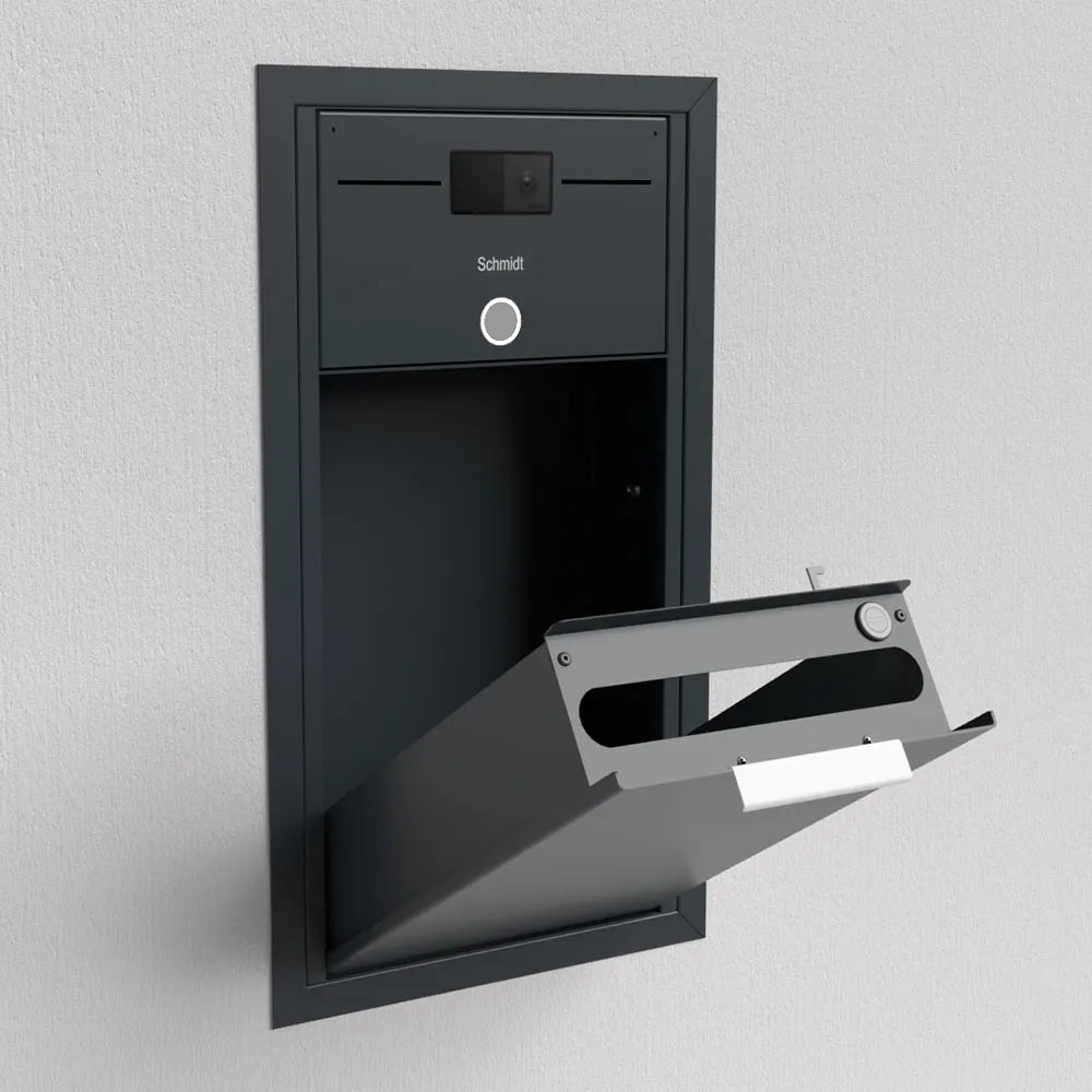 Briefkasten Unterputz Anthrazit B4 Small Video
