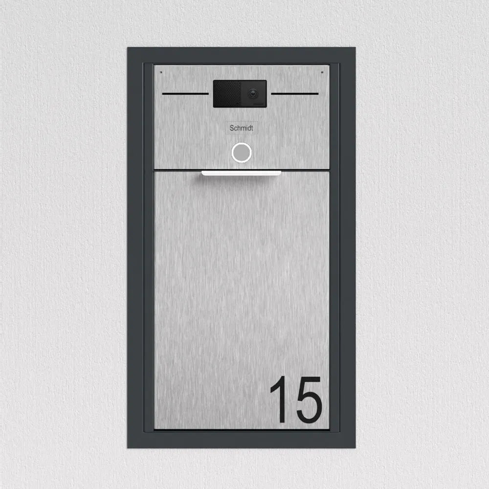 Briefkasten Unterputz Anthrazit B4 Small Video