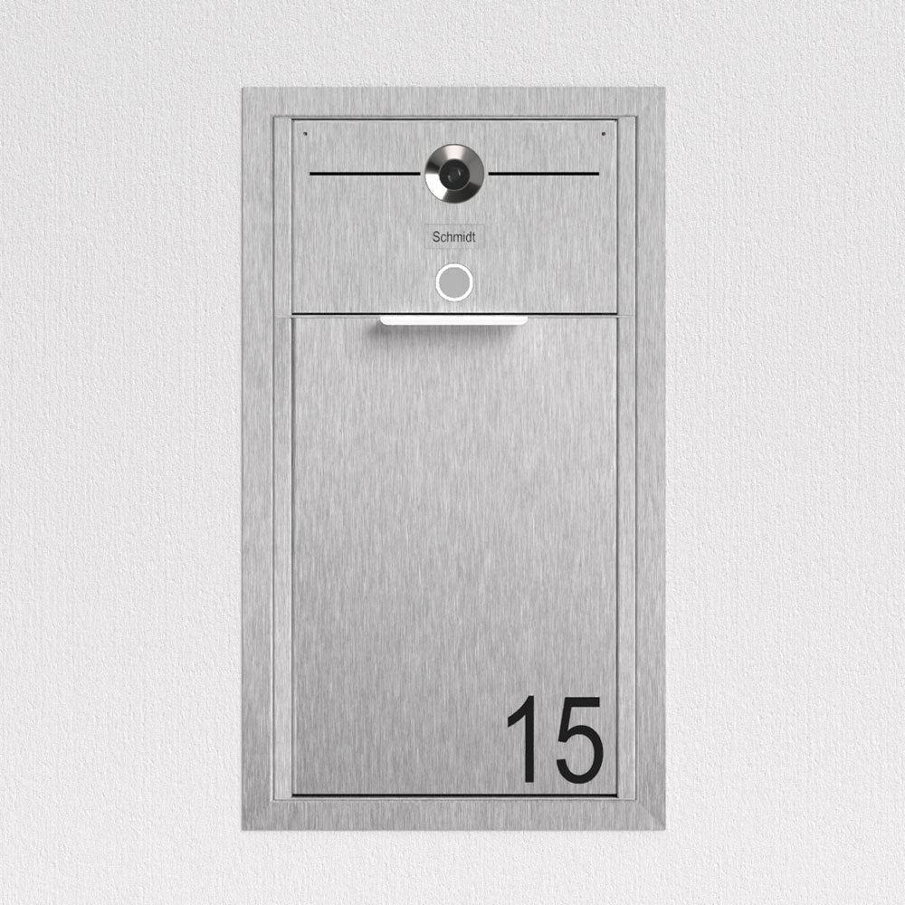 Briefkasten Unterputz Edelstahl B4 Small Video
