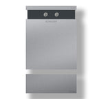 Edelstahl Briefkasten Zeitungsfach B5 Steel Doppelklingel
