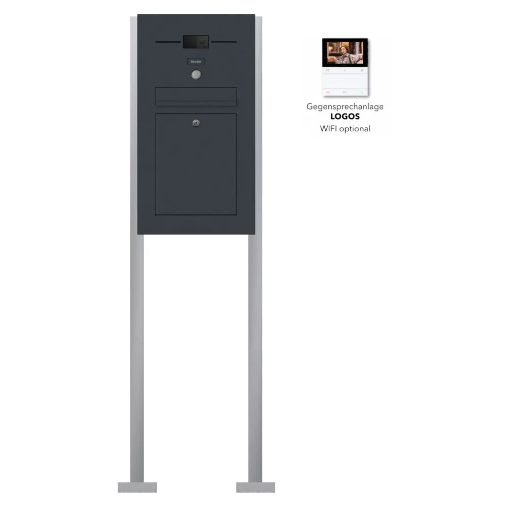Briefkasten freistehend Edelstahl B2V-LC Ultra