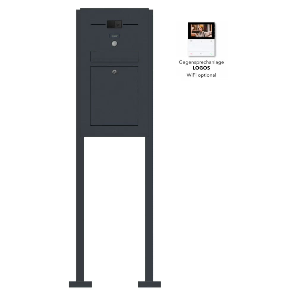 Briefkasten freistehend Edelstahl B2V-LC Ultra