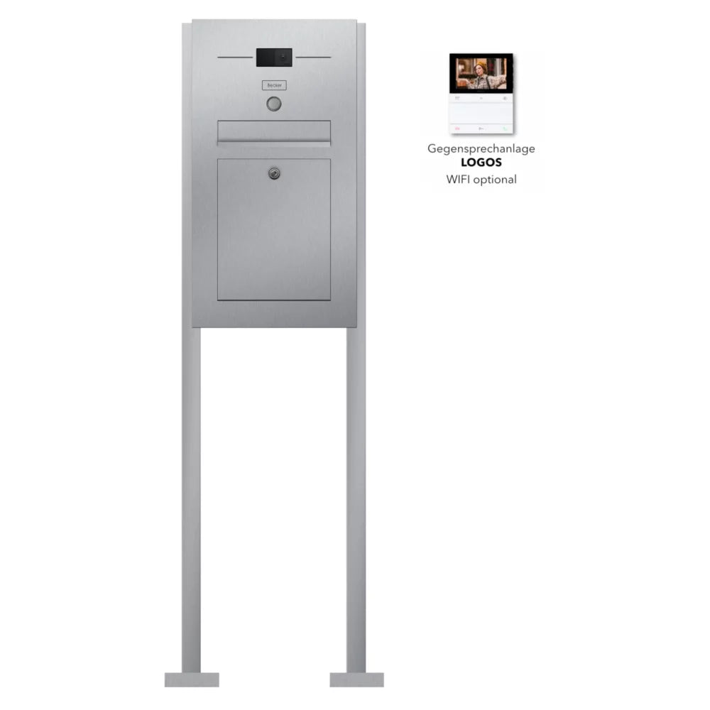 Briefkasten freistehend Edelstahl B2V-LC Ultra