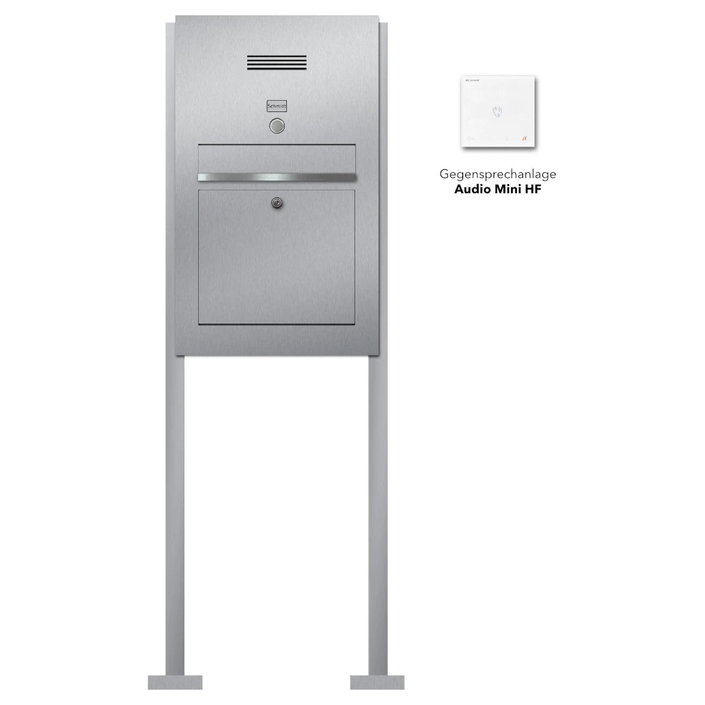 Briefkasten freistehend Edelstahl B3 Audio