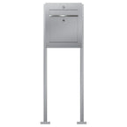Briefkasten freistehend Edelstahl B3 Bell