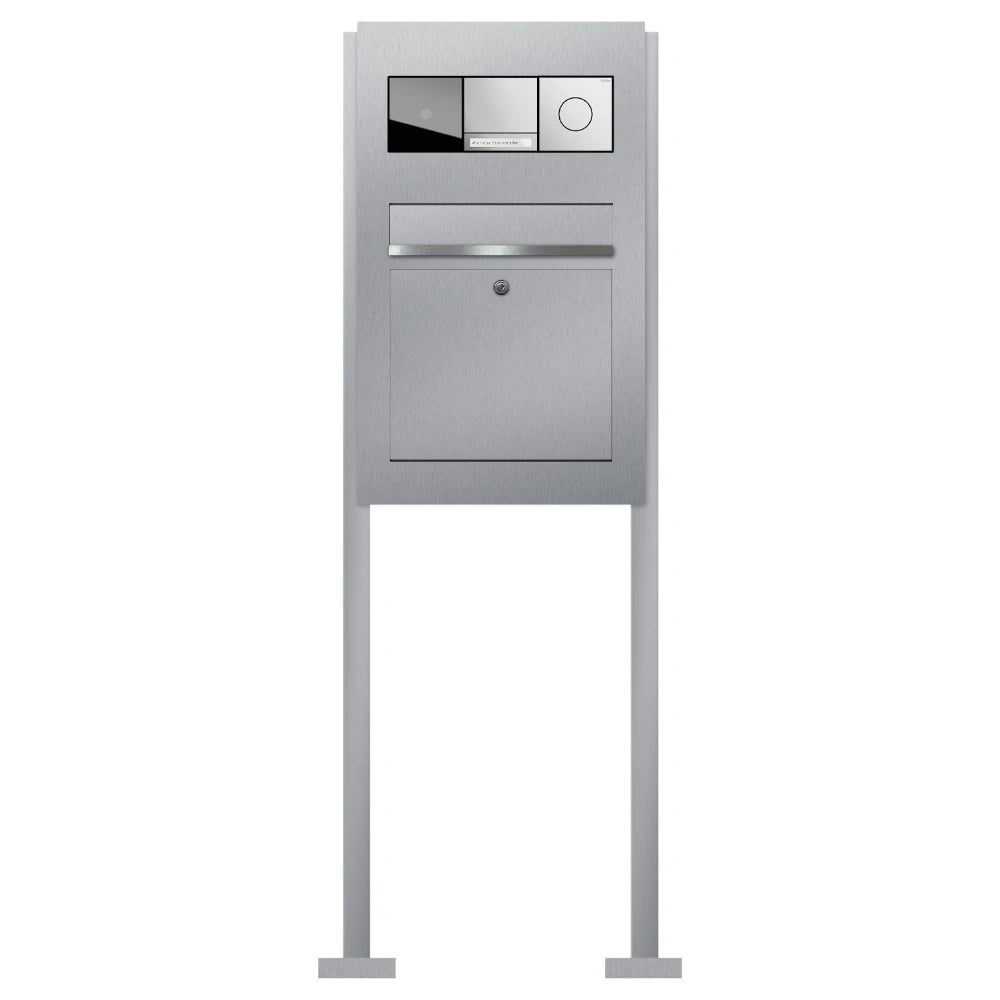 Briefkasten freistehend Edelstahl B3 Video Gira 106
