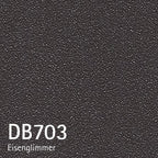 Briefkasten aus Edelstahl B1 Shield mit Pulverbeschichtung in Eisenglimmer, wetterfest und modernes Design