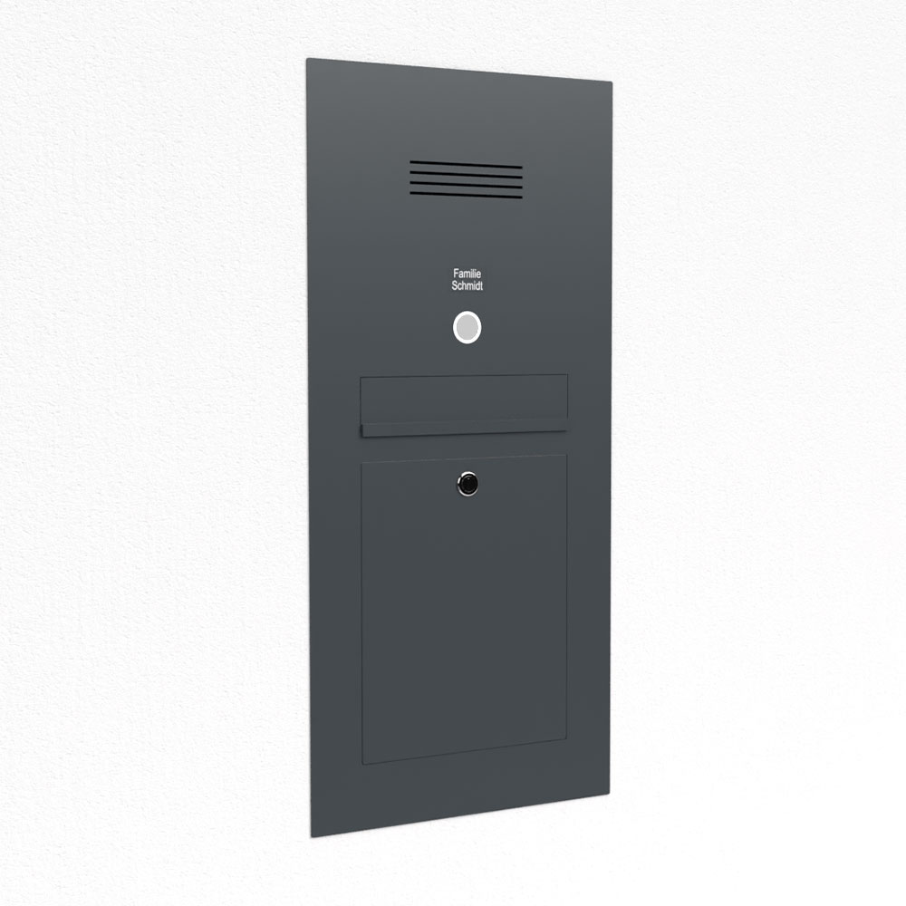 Briefkasten Türsprechanlage Edelstahl B2 Audio