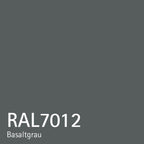 Briefkasten aus Edelstahl B1 Shield mit Pulverbeschichtung in Basaltgrau RAL7012, wetterfest und modernes Design