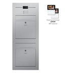 Briefkasten Edelstahl B3V-LC Twin Ultra