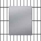 Briefkasten Doppelstabzaun Edelstahl B3