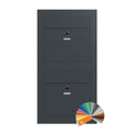 Doppelbriefkasten Zweifamilie Edelstahl B3 Compact