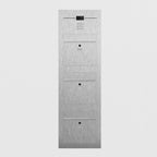 Dreifachbriefkasten Edelstahl B3 Video-LC Compact Ultra