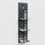 Dreifachbriefkasten Edelstahl B3 Video-LC Compact Ultra