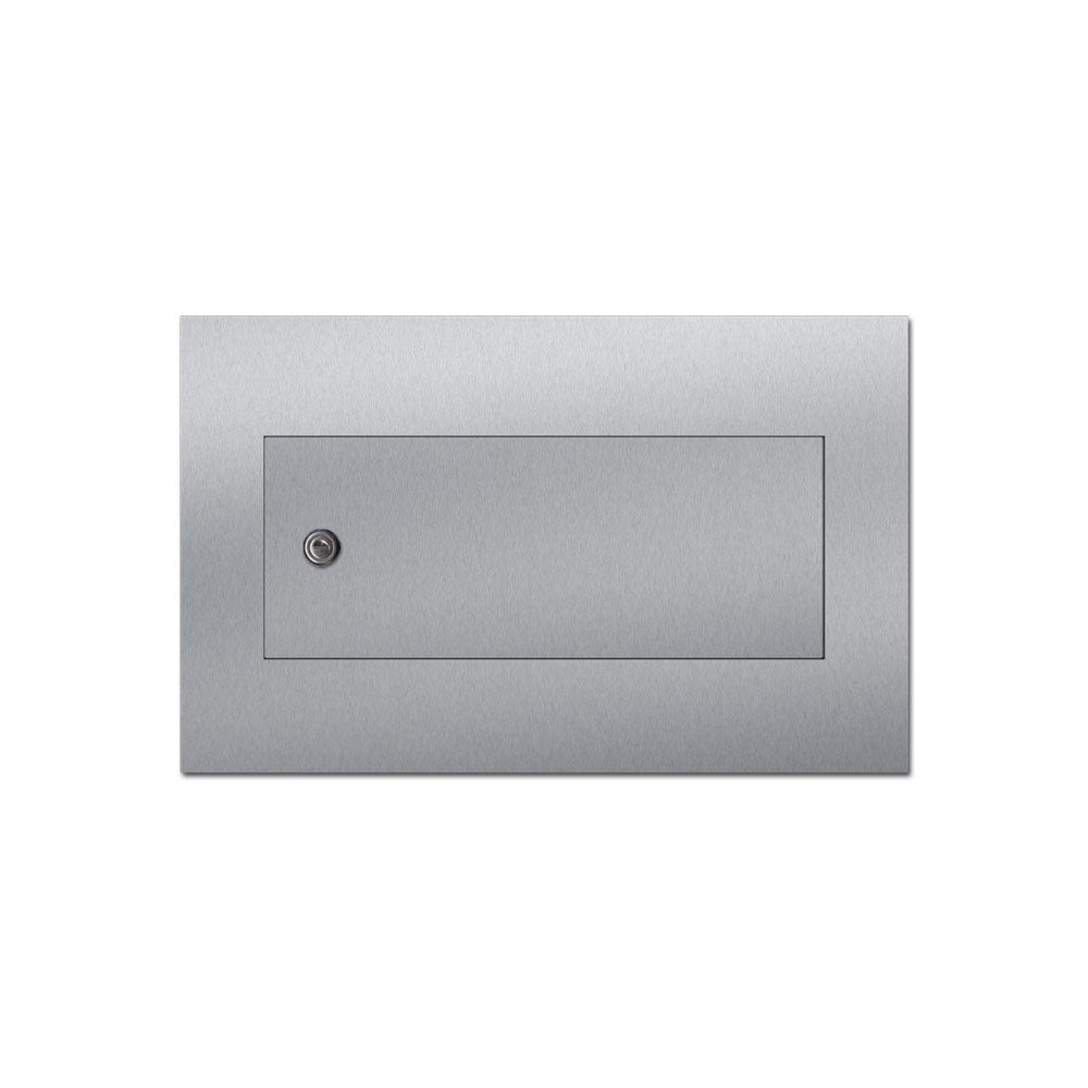 Edelstahl Briefkasten Durchwurf B2V-DW LOGOS