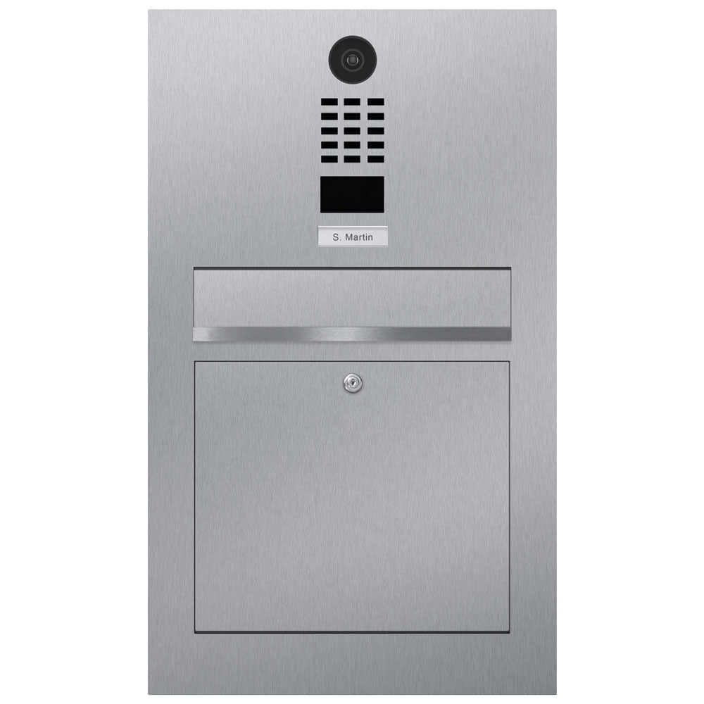 Anthrazit Briefkasten Videosprechanlage B3V-DoorBird Individuell