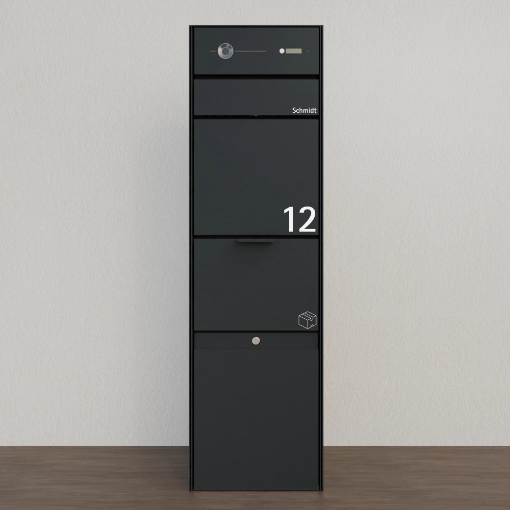 Paketbox Anthrazit B7 Video Stele LOGOS
