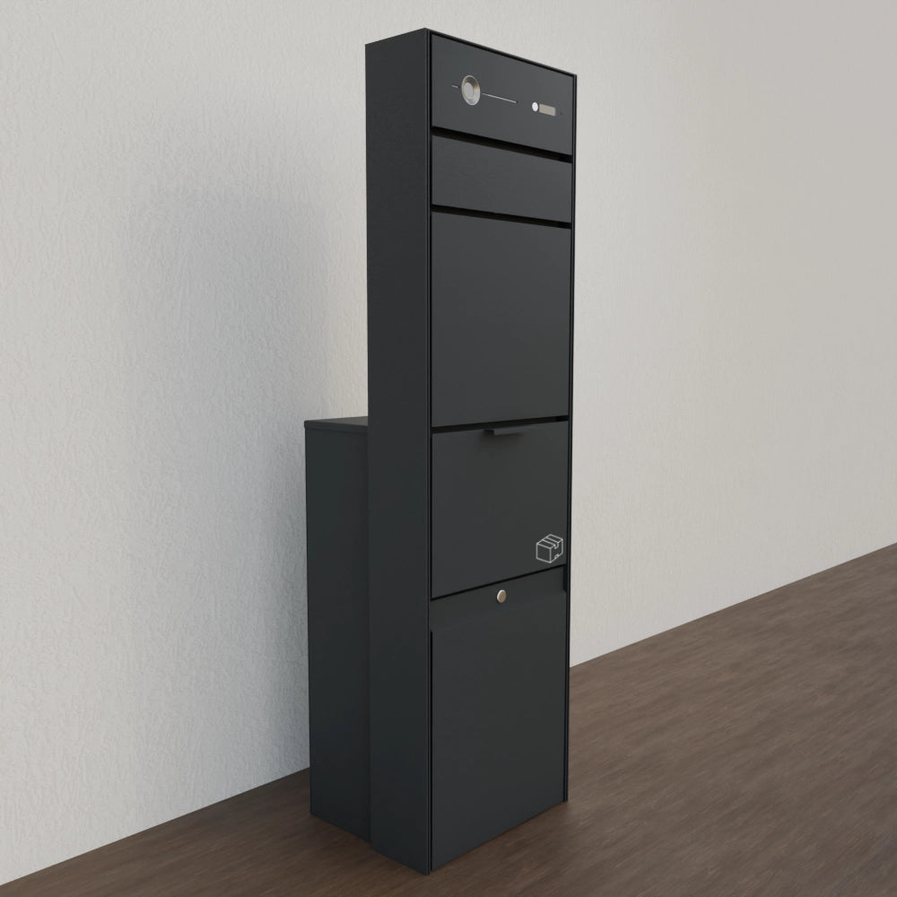 Paketbox Anthrazit B7 Video Stele LOGOS