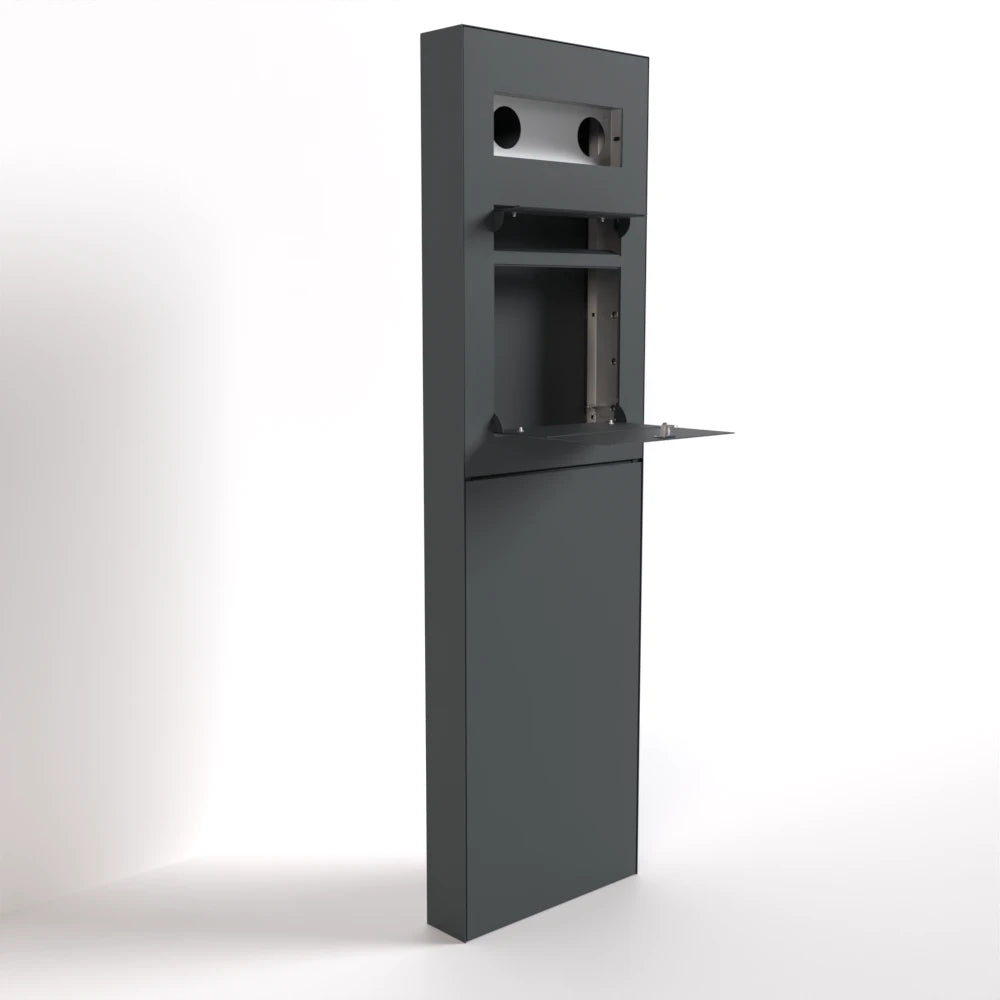 Briefkasten B3-Stele freistehend Video Gira 106