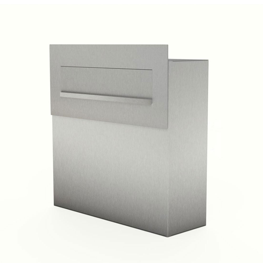 Zaunbriefkasten Edelstahl B3