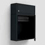 Zaunbriefkasten Edelstahl B3V-LC LOGOS